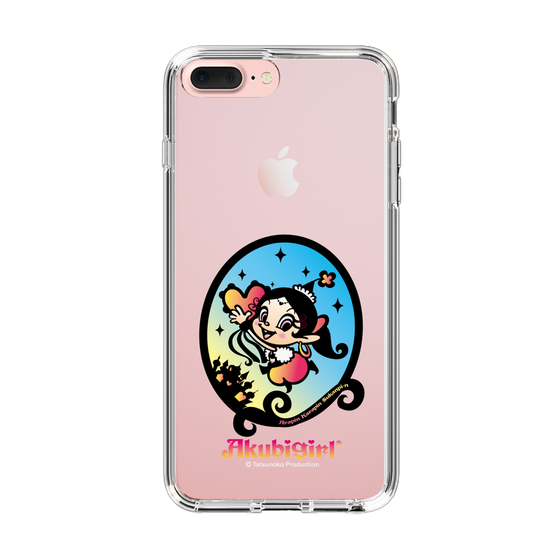 スリムプロテクションケース［ アクビガール - オーバル ］