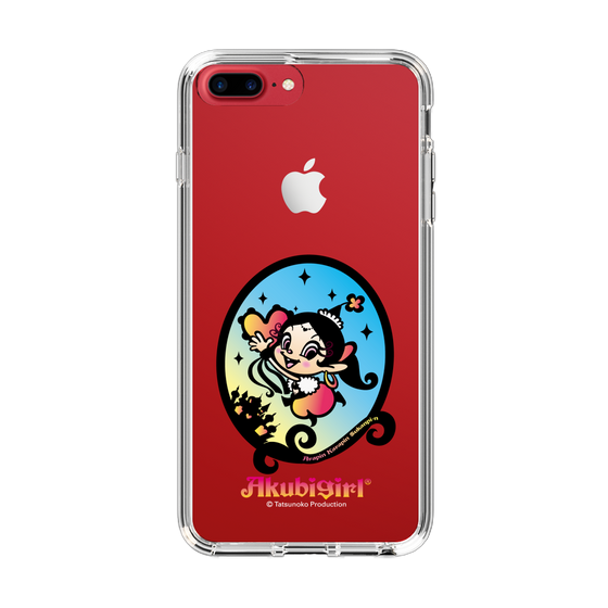 スリムプロテクションケース［ アクビガール - オーバル ］