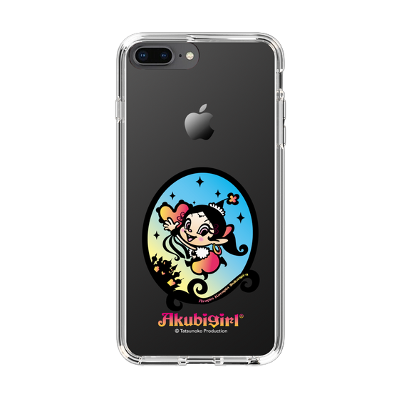スリムプロテクションケース［ アクビガール - オーバル ］