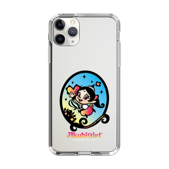 スリムプロテクションケース［ アクビガール - オーバル ］