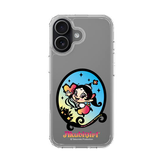 スリムプロテクションケース［ アクビガール - オーバル ］