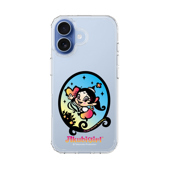 スリムプロテクションケース［ アクビガール - オーバル ］