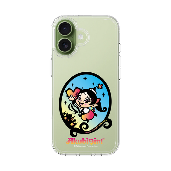 スリムプロテクションケース［ アクビガール - オーバル ］