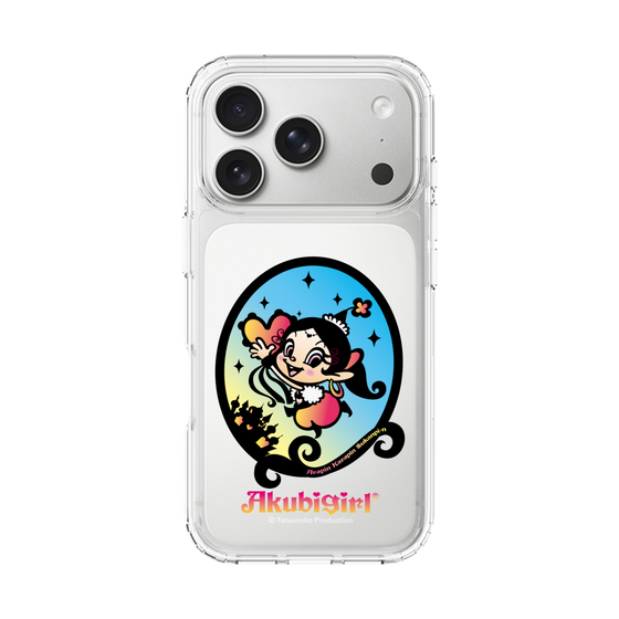 スリムプロテクションケース［ アクビガール - オーバル ］