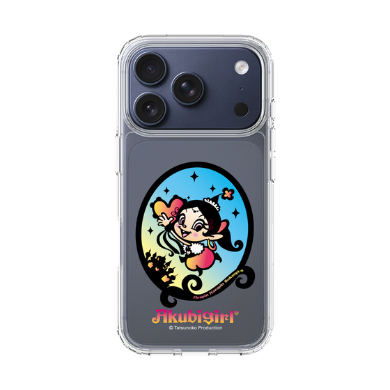 スリムプロテクションケース［ アクビガール - オーバル ］