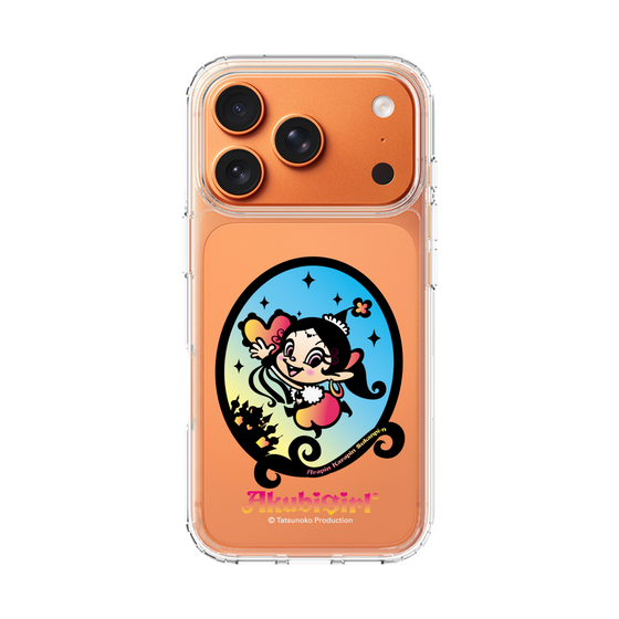 スリムプロテクションケース［ アクビガール - オーバル ］