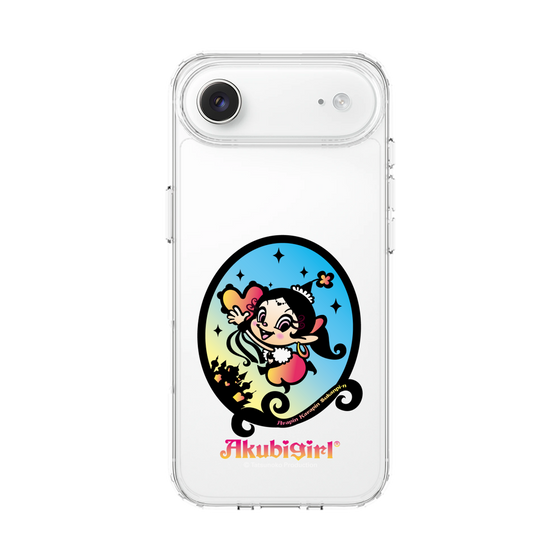 スリムプロテクションケース［ アクビガール - オーバル ］