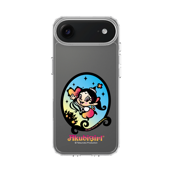 スリムプロテクションケース［ アクビガール - オーバル ］