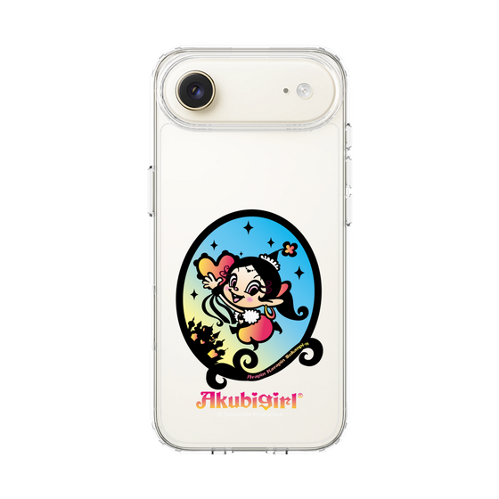 スリムプロテクションケース［ アクビガール - オーバル ］