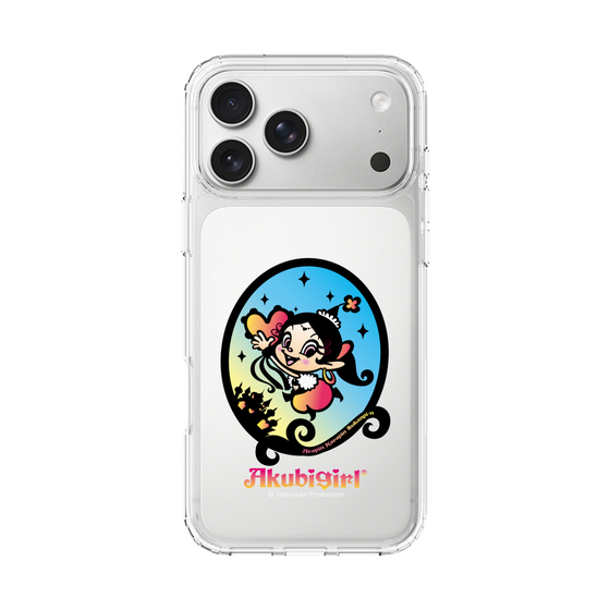 スリムプロテクションケース［ アクビガール - オーバル ］