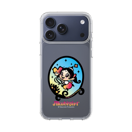 スリムプロテクションケース［ アクビガール - オーバル ］