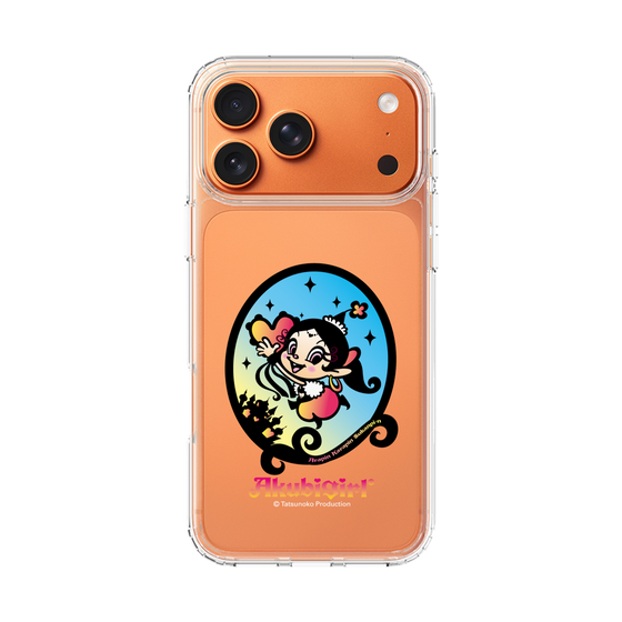 スリムプロテクションケース［ アクビガール - オーバル ］