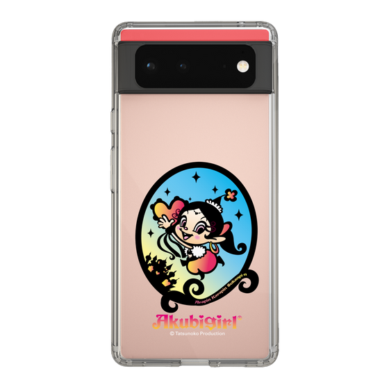 スリムプロテクションケース［ アクビガール - オーバル ］