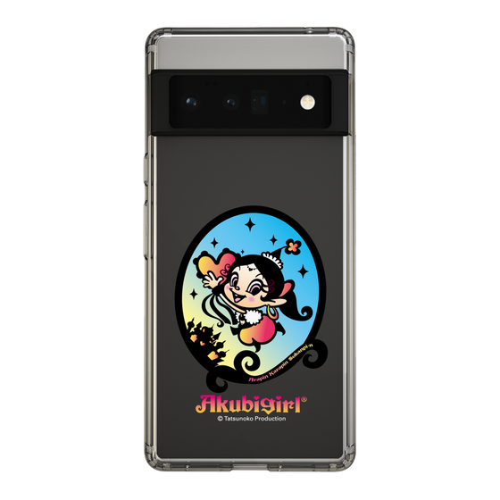スリムプロテクションケース［ アクビガール - オーバル ］