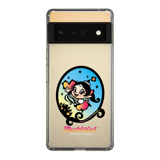 スリムプロテクションケース［ アクビガール - オーバル ］