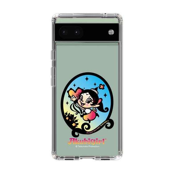 スリムプロテクションケース［ アクビガール - オーバル ］