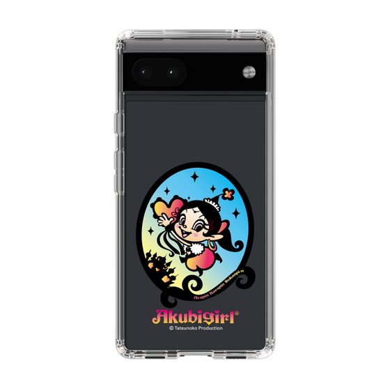 スリムプロテクションケース［ アクビガール - オーバル ］