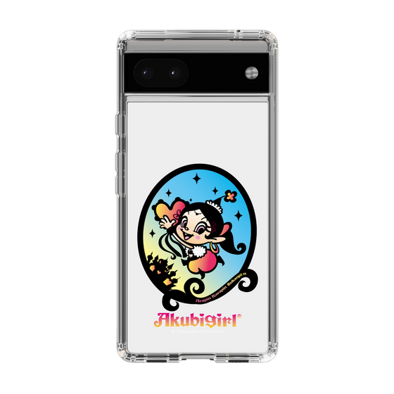 スリムプロテクションケース［ アクビガール - オーバル ］