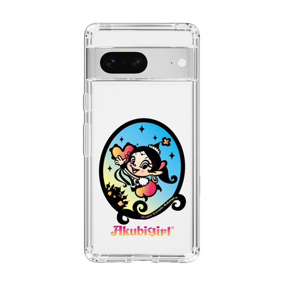 スリムプロテクションケース［ アクビガール - オーバル ］