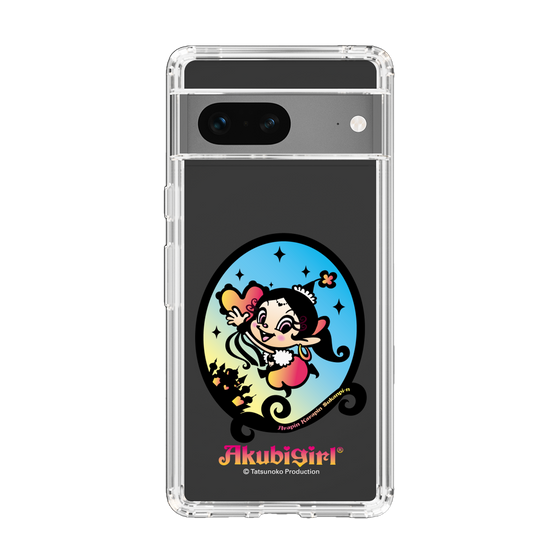 スリムプロテクションケース［ アクビガール - オーバル ］
