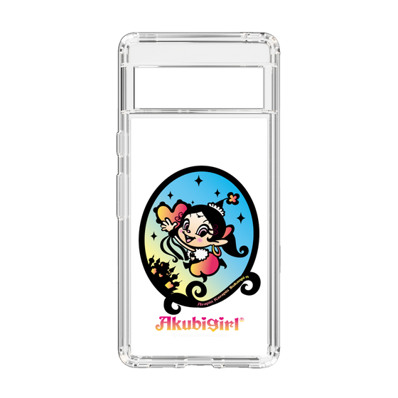 スリムプロテクションケース［ アクビガール - オーバル ］