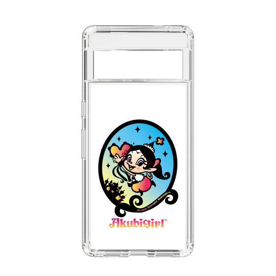 スリムプロテクションケース［ アクビガール - オーバル ］