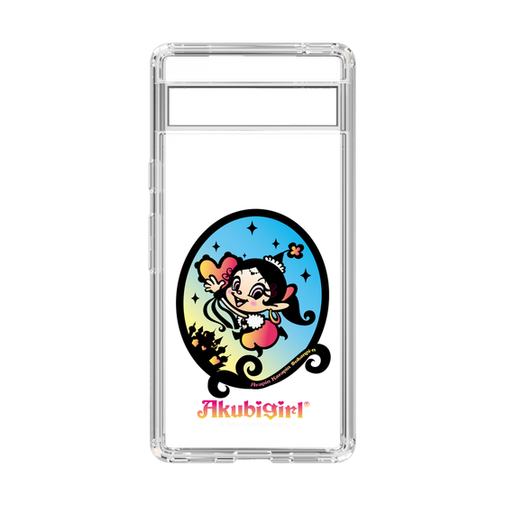 スリムプロテクションケース［ アクビガール - オーバル ］