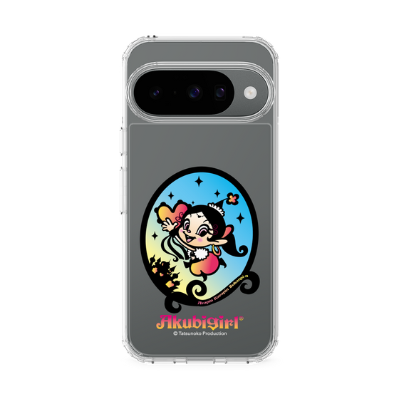 スリムプロテクションケース［ アクビガール - オーバル ］