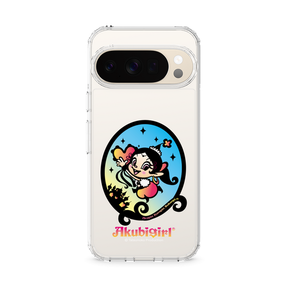 スリムプロテクションケース［ アクビガール - オーバル ］