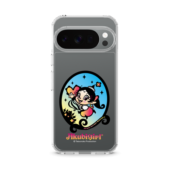 スリムプロテクションケース［ アクビガール - オーバル ］