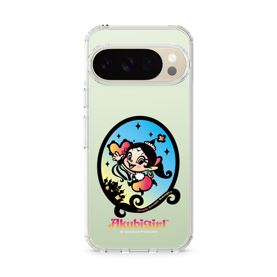 スリムプロテクションケース［ アクビガール - オーバル ］