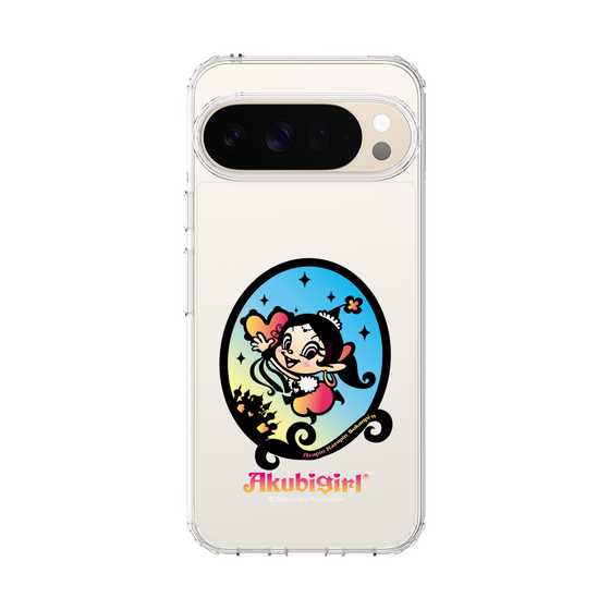 スリムプロテクションケース［ アクビガール - オーバル ］