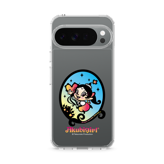 スリムプロテクションケース［ アクビガール - オーバル ］