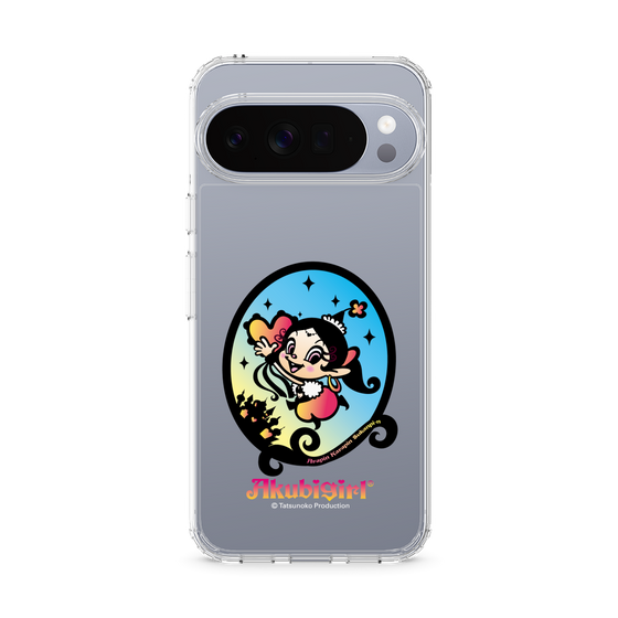 スリムプロテクションケース［ アクビガール - オーバル ］