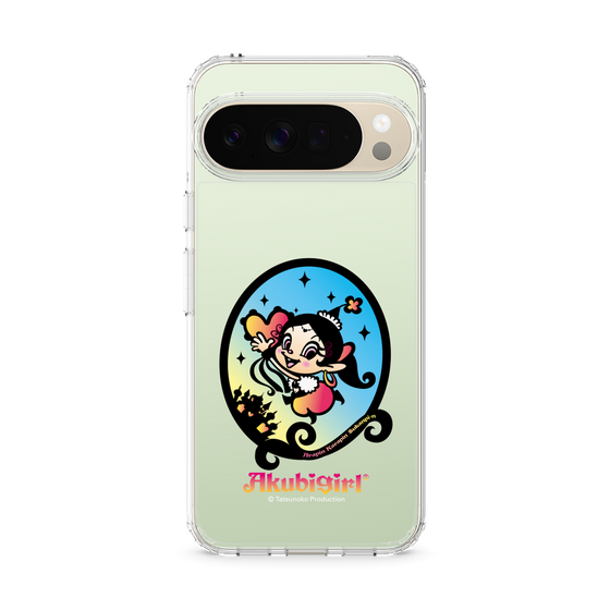 スリムプロテクションケース［ アクビガール - オーバル ］
