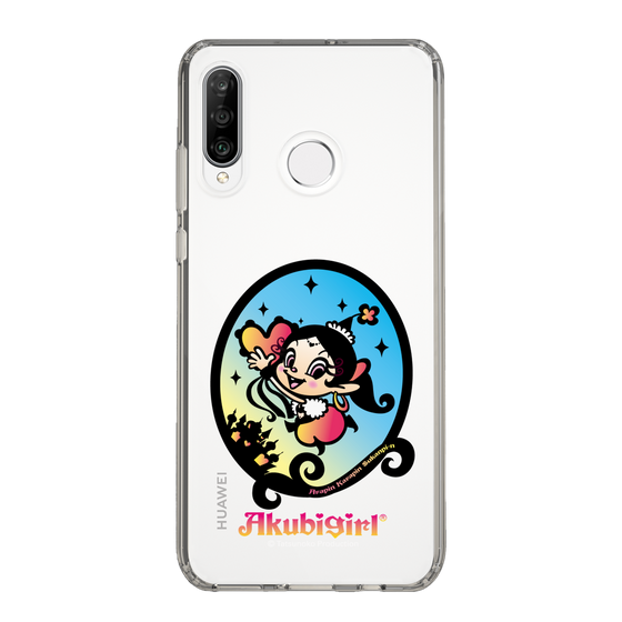 スリムプロテクションケース［ アクビガール - オーバル ］