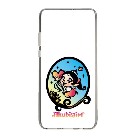 スリムプロテクションケース［ アクビガール - オーバル ］