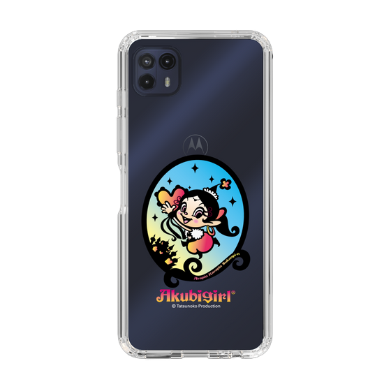 スリムプロテクションケース［ アクビガール - オーバル ］