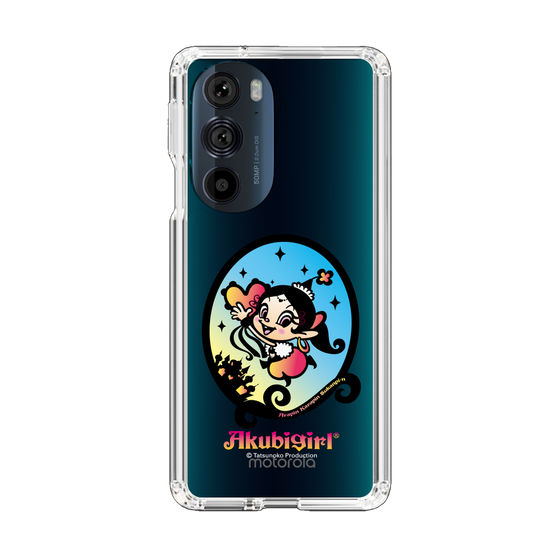 スリムプロテクションケース［ アクビガール - オーバル ］