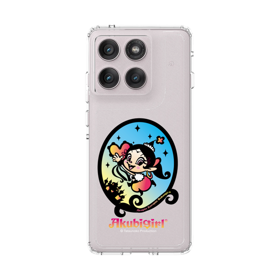 スリムプロテクションケース［ アクビガール - オーバル ］