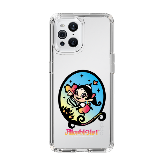 スリムプロテクションケース［ アクビガール - オーバル ］