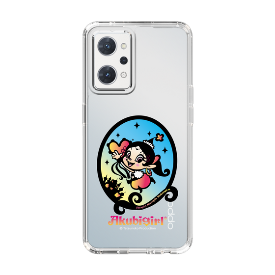 スリムプロテクションケース［ アクビガール - オーバル ］