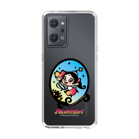 スリムプロテクションケース［ アクビガール - オーバル ］