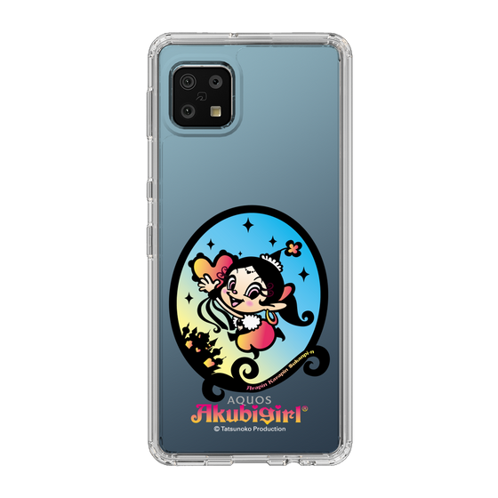スリムプロテクションケース［ アクビガール - オーバル ］