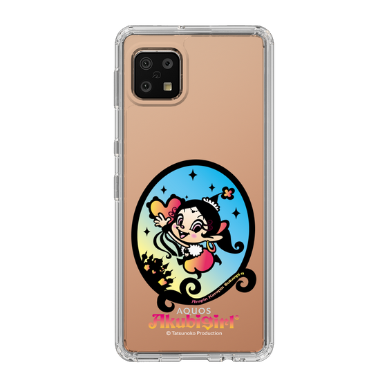 スリムプロテクションケース［ アクビガール - オーバル ］