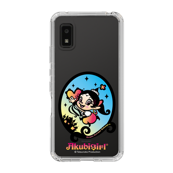 スリムプロテクションケース［ アクビガール - オーバル ］