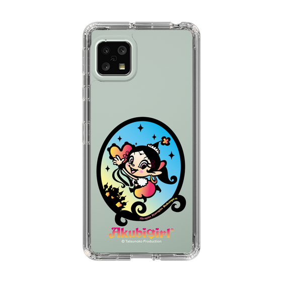 スリムプロテクションケース［ アクビガール - オーバル ］