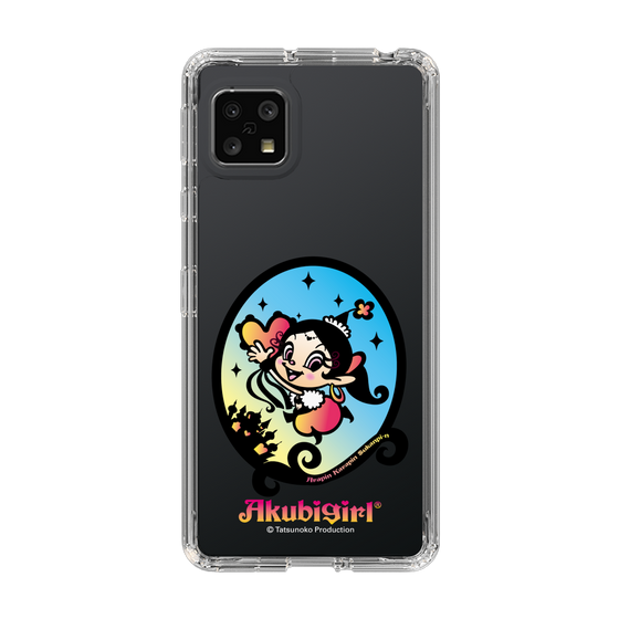 スリムプロテクションケース［ アクビガール - オーバル ］