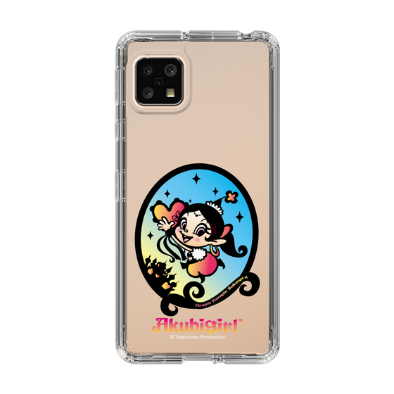 スリムプロテクションケース［ アクビガール - オーバル ］