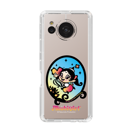 スリムプロテクションケース［ アクビガール - オーバル ］